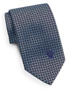 Versace Silk Square Pattern Tie