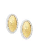 Gurhan Jordan 24k White & Yellow Gold Diamond Earrings