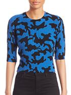 Zo Jordan Newton Wool & Cashmere Camo-print Sweater