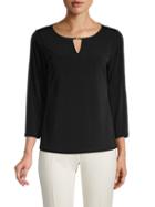 Calvin Klein Roundneck Long-sleeve Top