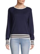 Equipment Axel Cropped Tennis Sweater