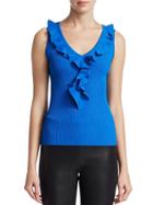 Saks Fifth Avenue Collection Ruffle Tank Top