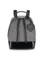 Furla Candy Aria Leather-blend Mesh Front Backpack