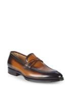 Di Bianco Leather Slip-on Loafers