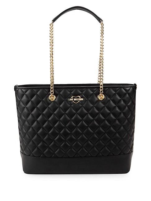 Love Moschino Classic Faux Leather Tote