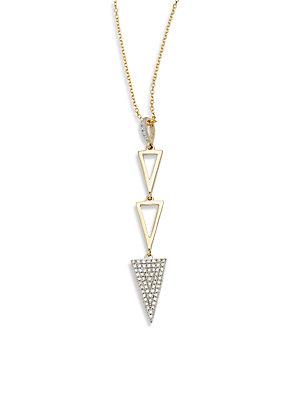 Kc Designs Diamond & 14k Yellow Gold Pendant Necklace