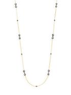 Freida Rothman Mother-of-pearl Crystal Cluster Station Necklace