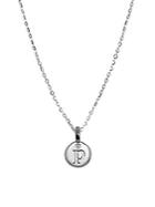 Alex Woo Diamond And Sterling Silver Mini Letter P Pendant Necklace