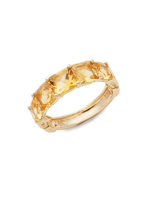 Effy 14k Yellow Gold & Citrine Ring