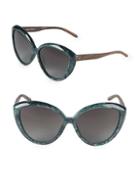 Linda Farrow 64mm Butterfly Sunglasses