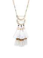 Saks Fifth Avenue Goldtone Tassel Pendant Necklace