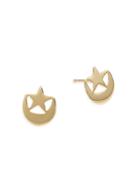 Saks Fifth Avenue Collection 14k Yellow Gold Half Moon & Star Stud Earrings
