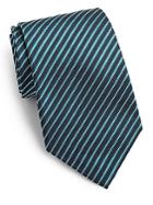 Saks Fifth Avenue Collection Striped Silk Tie