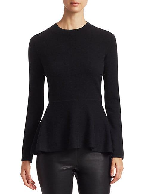 Saks Fifth Avenue Collection Cashmere Peplum Sweater