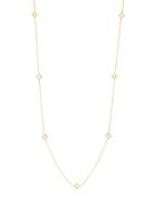 Saks Fifth Avenue 14k Yellow Gold Station Long Necklace