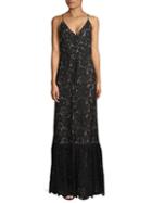 Lanvin Sleeveless Lace Floor-length Gown