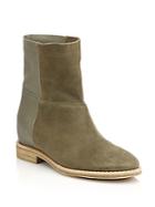 Vince Grayson Suede & Leather Ankle Boots