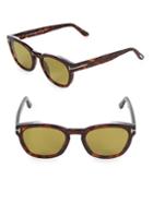 Tom Ford Eyewear 51mm Round Sunglasses