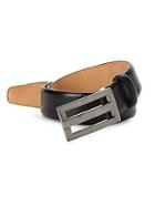 Saks Fifth Avenue Made In Italy Plaque Leather Belt