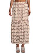 English Factory Floral Maxi Skirt