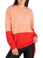 P.e Nation Money Shot Colorblock Sweatshirt