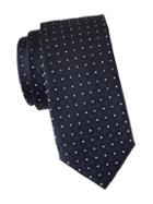 Boss Hugo Boss Square-embroidered Silk Tie