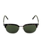 Montblanc 52mm Clubmaster Sunglasses