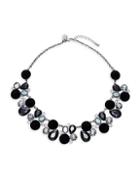 Ava & Aiden Glass Stone & Crystal Collar Necklace
