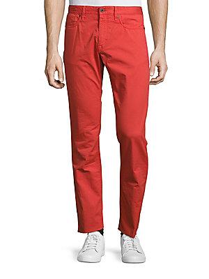 Incotex Regular-fit Flat-front Solid Pants