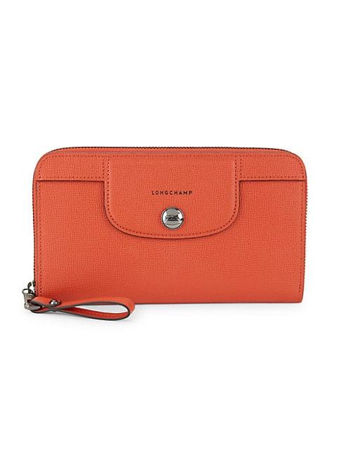 Longchamp Heritage Leather Continental Wallet