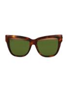 Bottega Veneta Novelty 53mm Cat Eye Sunglasses