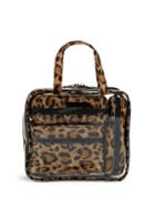Aimee Kestenberg Set Of Four Leopard-print Cosmetic Bag