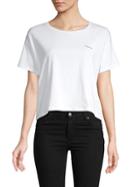 French Connection Femme Cotton Cropped Tee