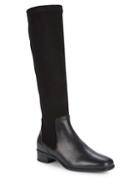 Aquatalia Lina Leather & Suede Tall Boots