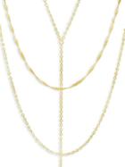 Sterling Forever Sterling Silver Multi-strands Layered Necklace