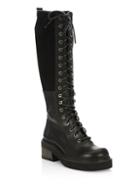 Chlo Katerina Leather Combat Boots