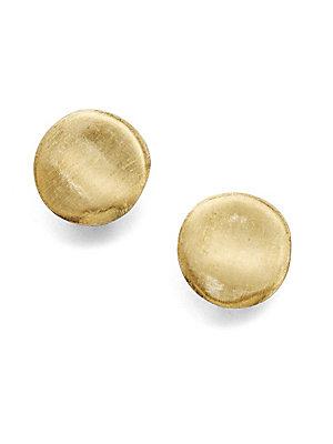 Marco Bicego Jaipur 18k Yellow Gold Button Earrings