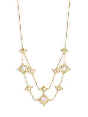 Freida Rothman Mirror Crystal Necklace