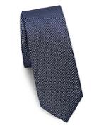 Saks Fifth Avenue Made In Italy Tight Square Silk Tie