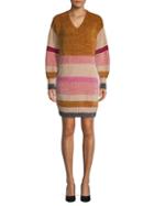 Solutions Colorblock Chenille Sweater Dress