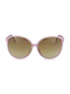 Linda Farrow 61mm Rounded Cat Eye Sunglasses