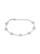 Saks Fifth Avenue 14k White Gold & Diamond Star Chain Bracelet