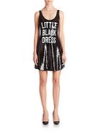 Moschino Sequined Fit-&-flare Dress