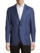 Saks Fifth Avenue Made In Italy Checkered Jacket