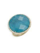 Meira T Apatite & Diamond Circle Ring