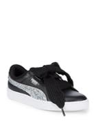 Puma Basket Heart Lace-up Sneakers