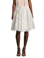 Alice + Olivia Lace Floral Skirt