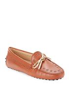 Tod's Moc-toe Slip-on Leather Loafers