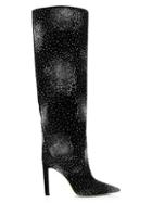 Jimmy Choo Mavis Tall Embellished Suede Boots