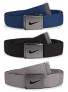 Nike 3-pack Buckled Cotton Belts